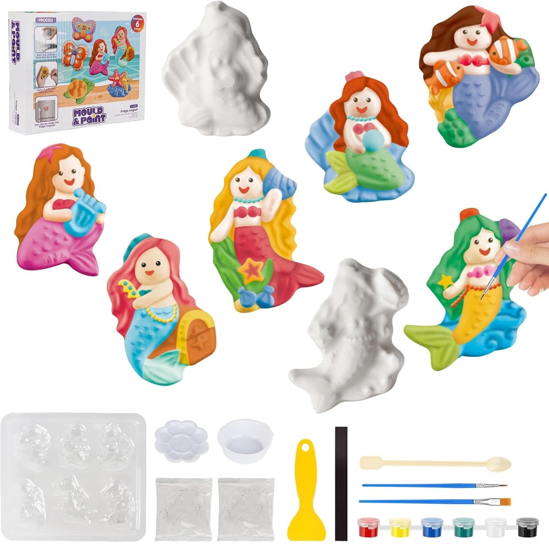 Set de Manualidades Sirenas "Mould & Paint" - Moldea y Pinta