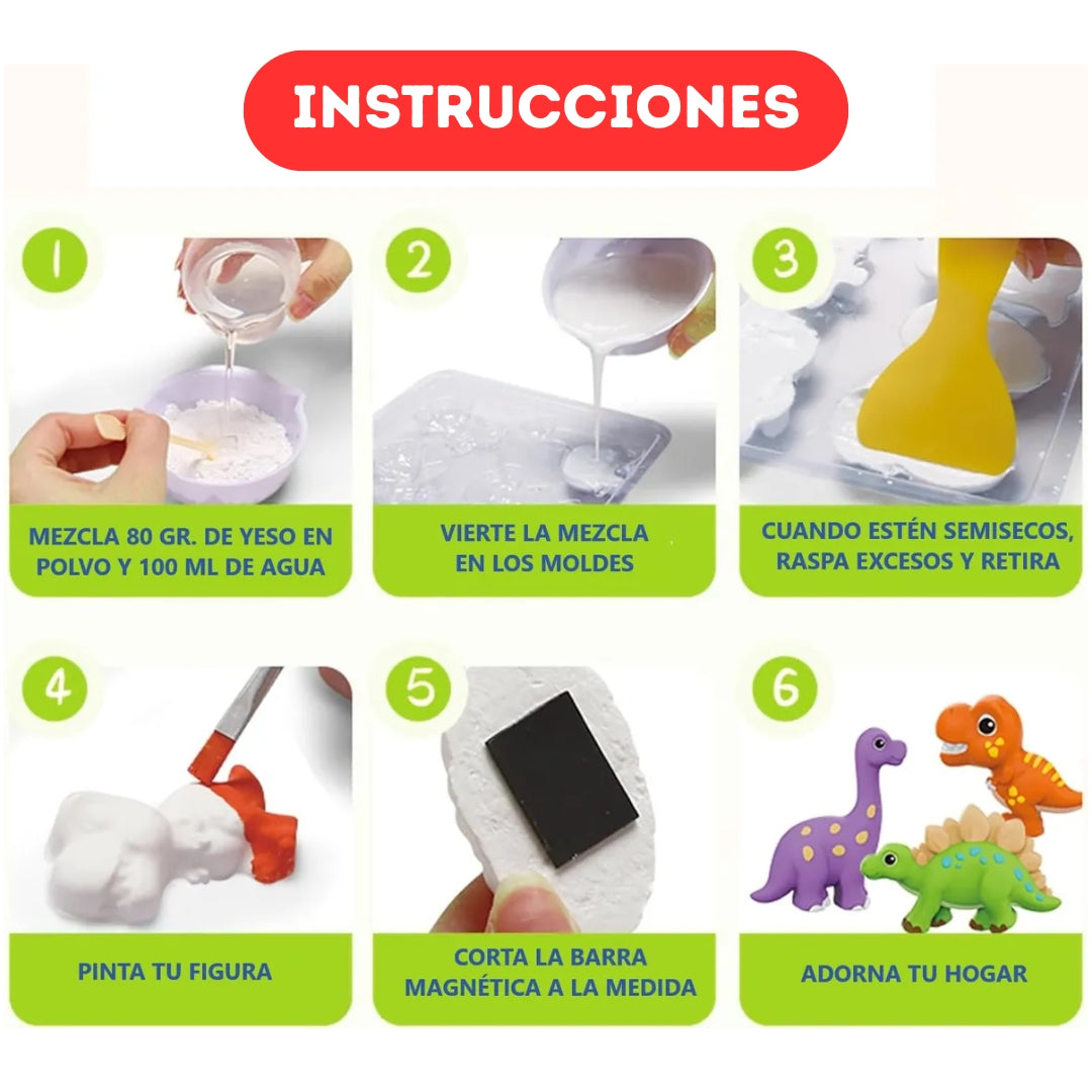 Set de Manualidades Sirenas "Mould & Paint" - Moldea y Pinta