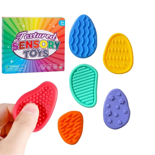 Set de Piedras Sensoriales Texturizadas - Alivio Del Estrés y Ansiedad