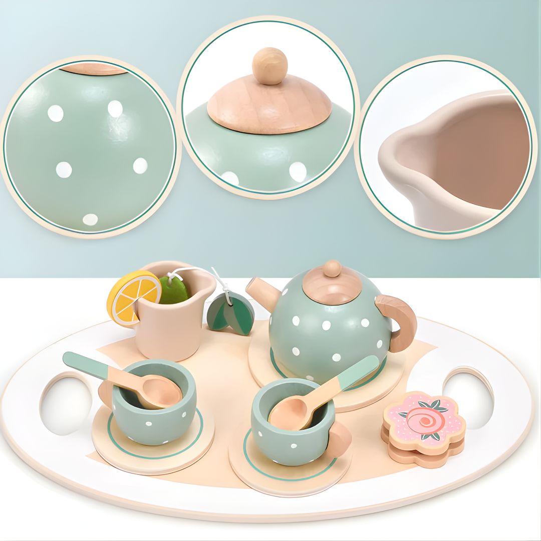 Set de Té de madera