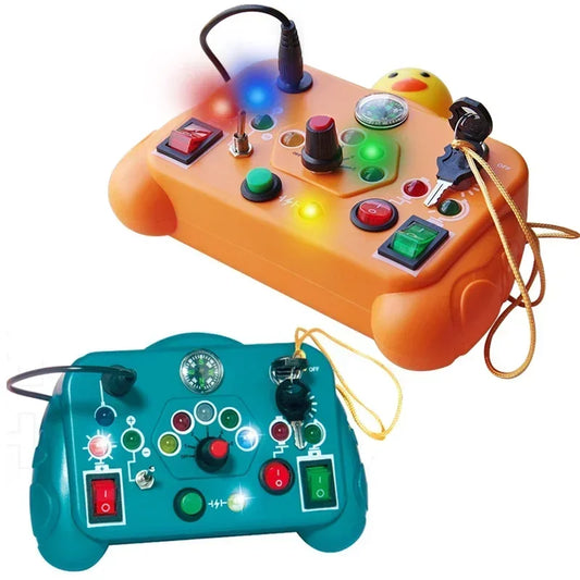 Tablero Montessori con luz