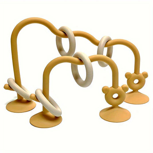 Circuito con anillos - Juguete de mesa con ventosa