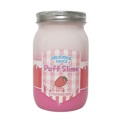 Slime Puff Yogur en Frasco