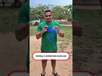 Pistola Lanzadora de Aviones – Pistola y Avión con Luces LED
